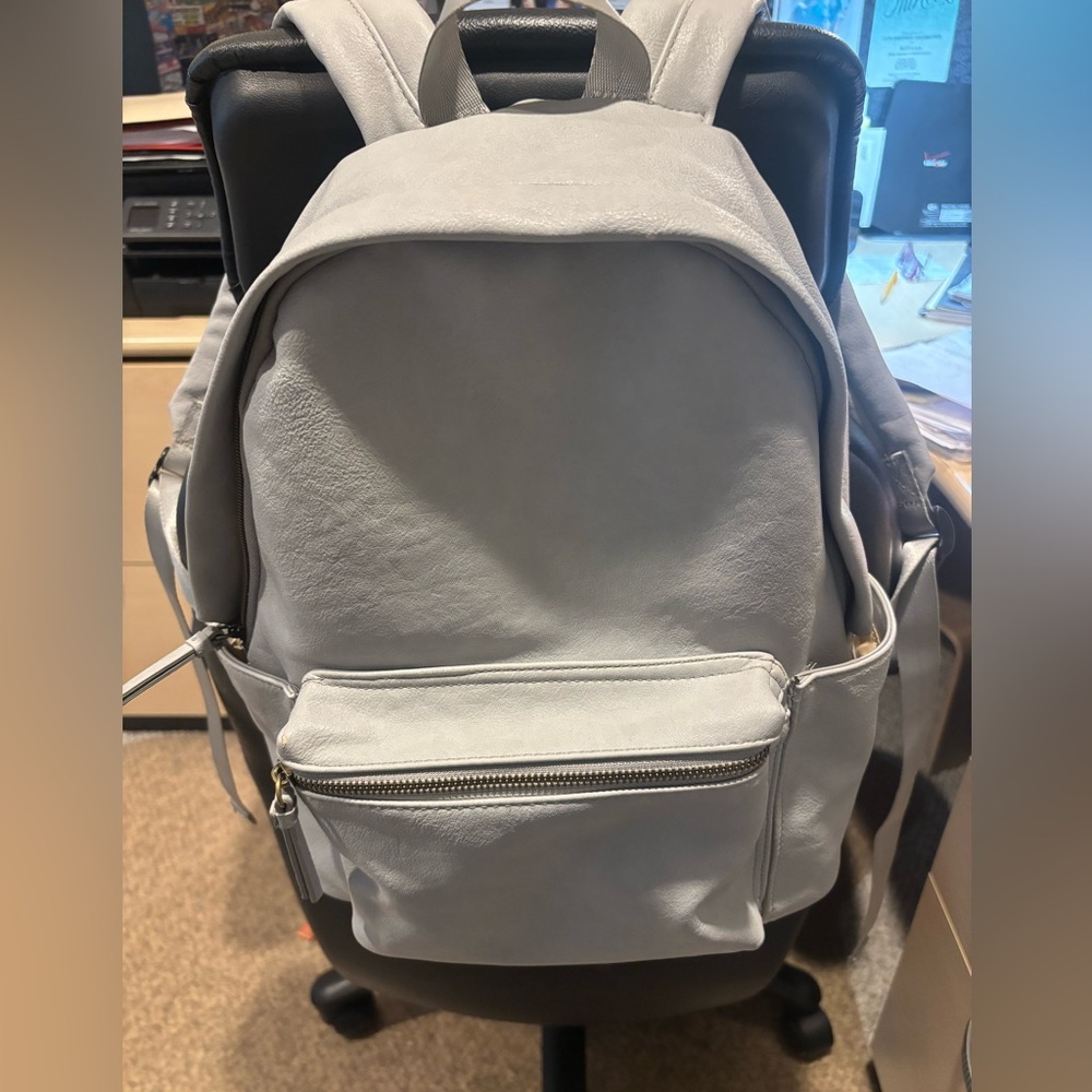 Stylish Gray Backpack